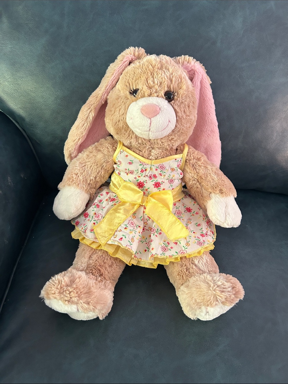 Build-A-Bear  bunny with prairie dress.